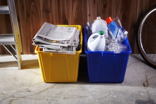 Residents sorting items for house clearance in Islington