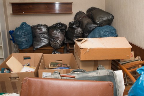 Home clearance process with organized sorting